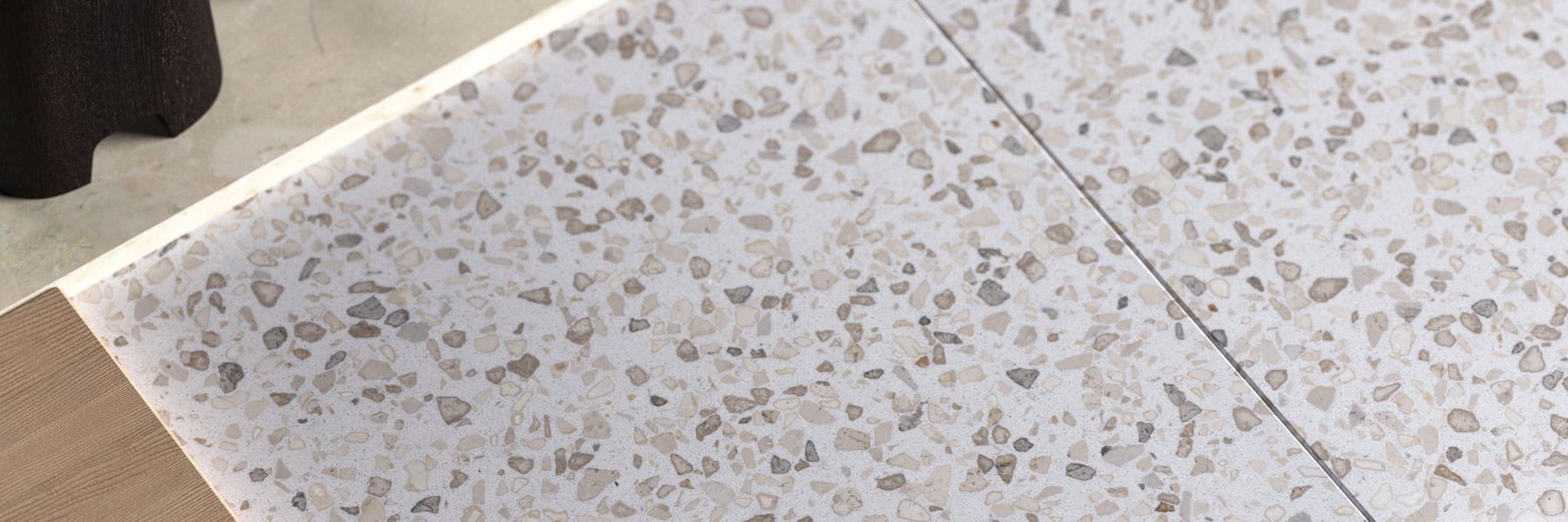 COMPAC, COMPACSURFACES, COMPAC THE SURFACE COMPANY, PETRA, WHITE TERRAZO